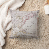 アメリカの大英帝国の地図 クッション (ブランケット)