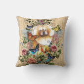 アメリカの天使チャウ枕がファブリックを選ぶ クッション (裏面)