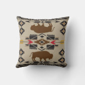 アメリカの天然パターン クッション (裏面)