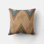 アメリカの天然パターン クッション (裏面)