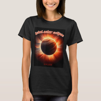 アメリカの太陽食 テキサス州 4.8.24 皆既日食 Tシャツ
