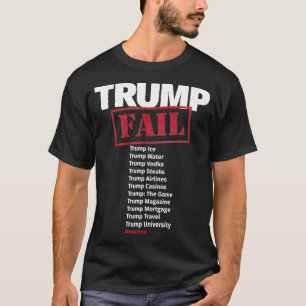 アメリカの失敗、詐欺師、詐欺を取り除く Tシャツ