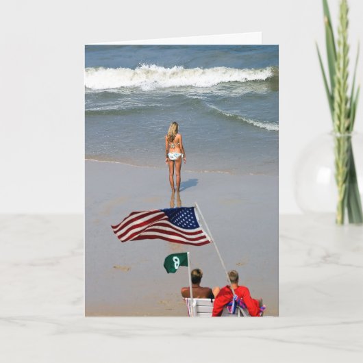 アメリカの女の子のライフガード カード (正面)