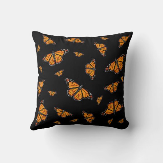 アメリカの女王蝶 クッション (裏面)