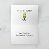 アメリカの子供たちからのユーモアあふれる漫画の母の日カード カード (内部)