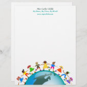 アメリカの子供、 レターヘッド (正面/裏面)