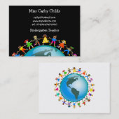 アメリカの子供、 名刺 (正面/裏面)