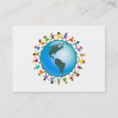 アメリカの子供、 名刺 (裏面)