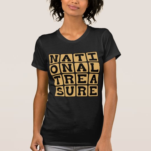 アメリカの宝、神の贈り物 Tシャツ (正面)