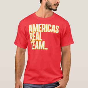 アメリカの実質のチーム Tシャツ