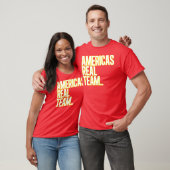 アメリカの実質のチーム Tシャツ (ユニセックス)