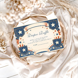 アメリカの少年 ヴィンテージ デニム スター ディッパー ラッフル エンクロージャーカード