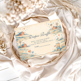 アメリカの少年 赤白青のおむつくじ エンクロージャーカード