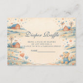 アメリカの少年 赤白青のおむつくじ エンクロージャーカード (正面)