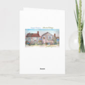 アメリカの居心地のよいテディー・ベアのカスタムの誕生日 カード (裏面)