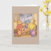 アメリカの居心地のよいテディー・ベアのカスタムの誕生日 カード (黄色い花)