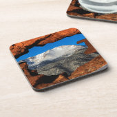 アメリカの山が砂岩に囲まれる コースター (左側)