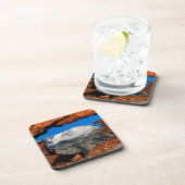 アメリカの山が砂岩に囲まれる コースター (右側)