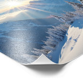 アメリカの山の上の日の出 フォトプリント            (角)