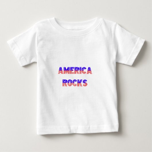 アメリカの岩 ベビーTシャツ (正面)