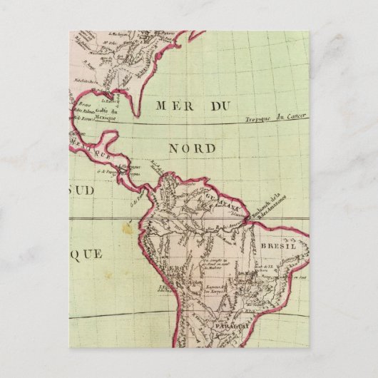 アメリカの川と山 ポストカード (正面)