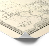 アメリカの川水系 ポスター (角)