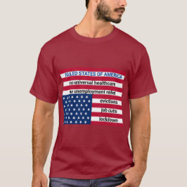 アメリカの州の失敗 Tシャツ