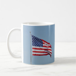 アメリカの市民権の旗のマグ コーヒーマグカップ