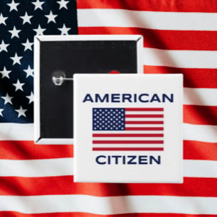 アメリカの市民 アメリカ国旗 ピンバッジ