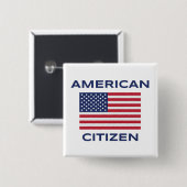 アメリカの市民 アメリカ国旗 ピンバッジ (正面&裏面)