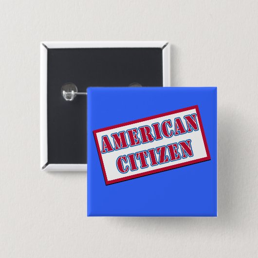 アメリカの市民 缶バッジ (正面&裏面)