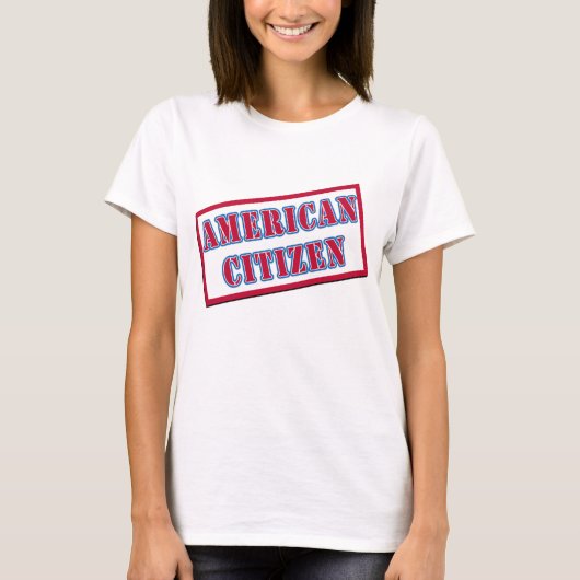 アメリカの市民 Tシャツ (正面)