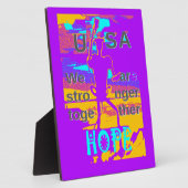 アメリカの希望: 私たちは一緒に強く生きる フォトプラーク (側面)