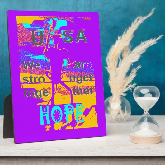 アメリカの希望: 私たちは一緒に強く生きる フォトプラーク (側面)