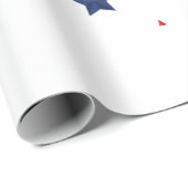 アメリカの帽子をかぶったアメリカワシ ラッピングペーパー (ロールコーナー)