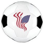アメリカの平和の鳩 サッカーボール (回転)