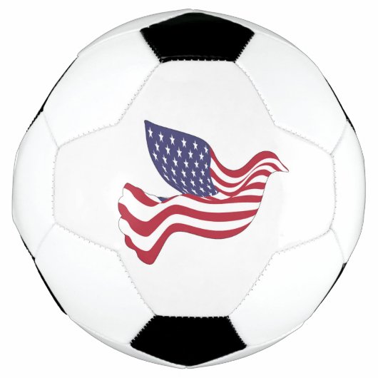 アメリカの平和の鳩 サッカーボール (正面)