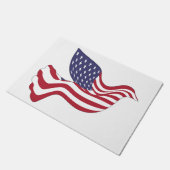 アメリカの平和鳩 ドアマット (アングル)