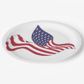 アメリカの平和鳩 ペーパープレート (アングル)