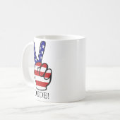アメリカの平和 コーヒーマグカップ (正面左)