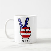 アメリカの平和 コーヒーマグカップ (左)