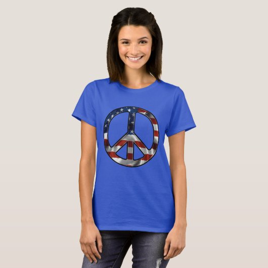 アメリカの平和 Tシャツ (正面フル)