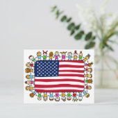 アメリカの幸せな子ども ポストカード (スタンド正面)