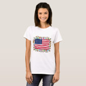 アメリカの幸せな子供 Tシャツ (正面フル)