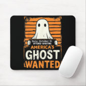 アメリカの幽霊募集 おもしろハロウィーンの幽霊 マウスパッド (マウス)