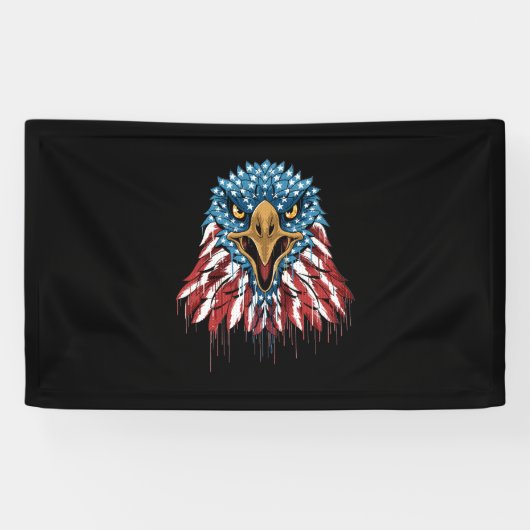 アメリカの強さ7月4日 横断幕 (横)