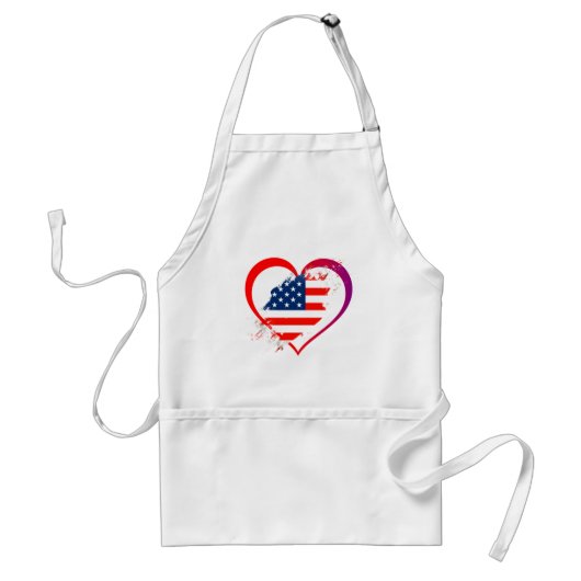 アメリカの心 スタンダードエプロン (正面)