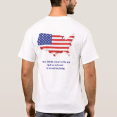 アメリカの忠実な管理者のTシャツ Tシャツ (裏面)