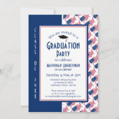 アメリカの愛国の卒業 招待状 (正面)