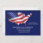 アメリカの愛国心が強い招待状の米国 招待状 (正面)
